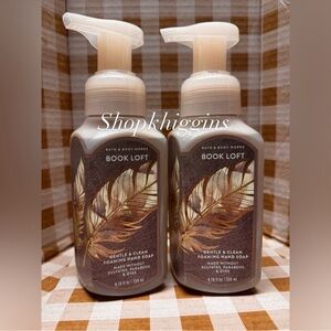 NEW B&BW (2) 📕 Book Loft Foaming Hand Soaps 8.75 fl Oz each